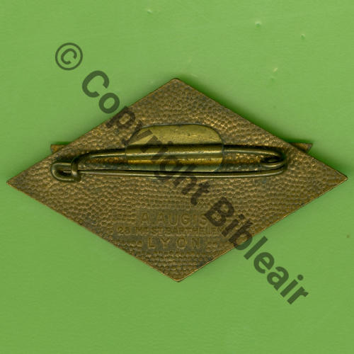 CAZ  1349.EMGFA & A1551NH 1939- BA.124 CAZAUX  A.AUGIS ST.BARTH LYON 3Li Bol allonge Granuleux Src.Y.GENTY 304Eur(x4) 
